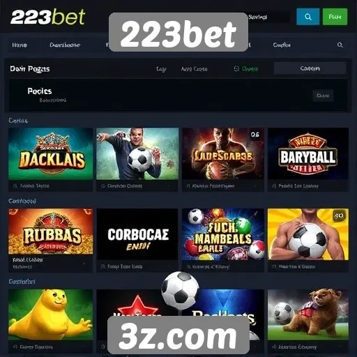 Análise do catálogo de jogos oferecido pelo 223bet